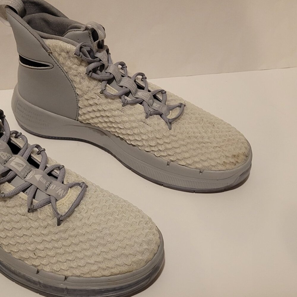 Men's Size 14.5 Nike Alphadunk TB Promo Grey White Basketball Shoe CN9491-002